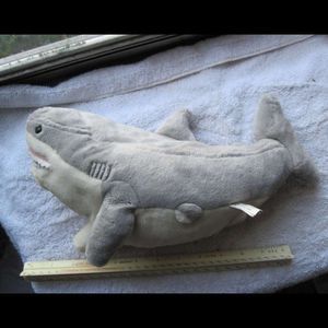 Shark Stuffed Plush Animal Toy Great White Jaws Marine Decoration Mascot Gift